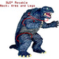 Twcare Gamera Figure 1995, Godzilla Toy Action Figure: King Of The Monsters, Movie Series Movable Joints Soft Vinyl, Travel Bag