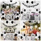 60Th Birthday Decorations For Men Women, Black Silver White Birthday Balloons, Black Happy 60Th Birthday Banner Birthday Cake To