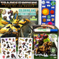 Bendon Transformers Coloring Activity Set - 8"x10" Paper Book with Optimus Prime & Bumblebee, Model TFM-CB-01