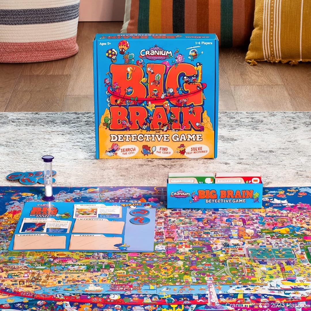 Funko Cranium Big Brain Detective Game For 1-4 Players Ages 5 And Up