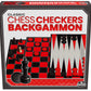 Classic Games - Chess/Checkers/Backgammon - Versatile Set Of 2 Player Strategy Games By Goliath