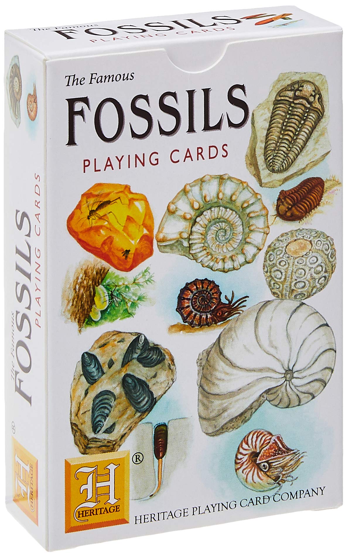 Fossils Set Of 52 Playing Cards + Jokers (Hpc)