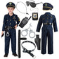 Joyin Toy Halloween Toddler Police Costume, Police Officer Costume For Boys, Kids Cop Costume With Police Accessories For Roleplay And Dressup (Small (5-7 Yrs))