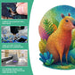 Yjacuing Wooden Jigsaw Puzzles For Adults, 300 Piece Unique Animal Shaped Premium 5Mm Wood Puzzles Family Game (Capybara, Large)