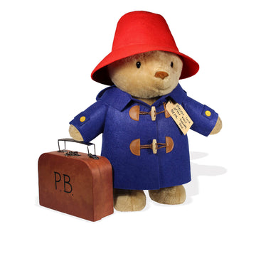 Yottoy Paddington Bear Collection | Classic Paddington Bear Stuffed Animal Plush Toy W/ Suitcase - 16   H
