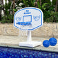Dahivs Pool Basketball Hoop, Oversized Poolside Basketball Hoop for Swimming Pool Basketball Game, 34x34x42.2 Water Basketball H