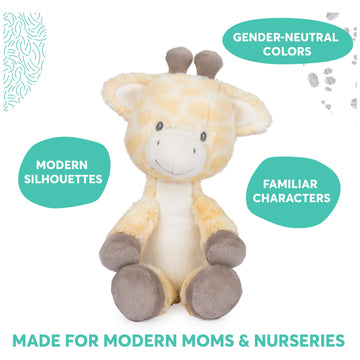 Baby Gund Lil Luvs Collection, Bodi Giraffe Premium Plush Stuffed Animal For Babies, Yellow/Brown, 12