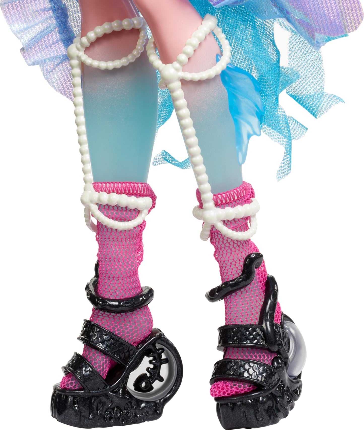 Monster High Lagoona Blue Doll - Glam Outfit & Festival Accessories, Multicolor, Model HXH82