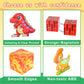 Magnetic Blocks - 110Pcs Dinosaur Toys Magnetic Cubes For Kids, Magnetic Building Blocks For Kids Ages 4-8 8-12, Magnet Blocks C