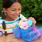 Polly Pocket Playset with 2 Dolls, Surprise Accessories & Water Play, Sparkle Cove Adventure Treasure Chest Animal Toy