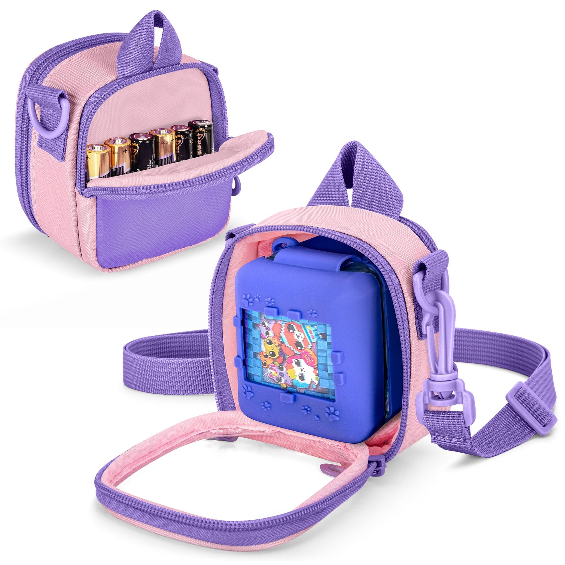 Graoso Carrying Case Compatible With Bitzee Interactive Toy Digital Pet, Portable Bag With Shoulder Strap For Virtual Electronic