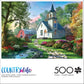 Buffalo Games 500 Piece Jigsaw Puzzle - Little White Chapel, Large, Cardboard, Multicolor, Model 33271, Ideal for Game Nights