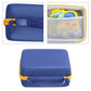 co2crea Hard Travel Case Replacement for Leapfrog Fridge Phonics Magnetic Letter Set (Blue Case + Yellow Zipper)