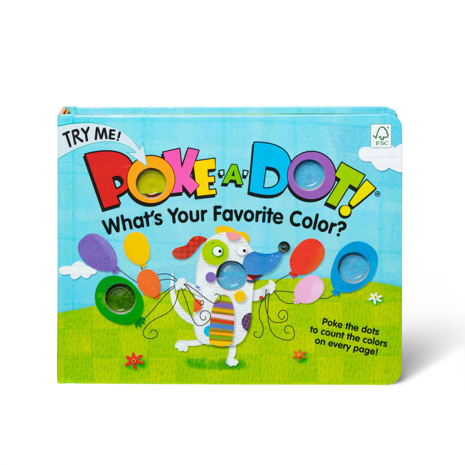 Melissa & Doug Childrens Book - Poke-a-Dot: Whats Your Favorite Color (Board Book with Buttons to Pop) - FSC Certified