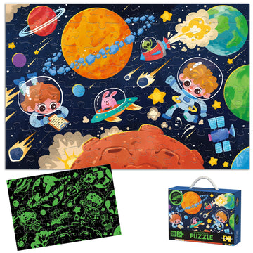 Elx Jigsaw Puzzle For Kids 3+, Floor Puzzle For Preschool Learning (19.7 X 15 In) (Ygpt-Space)