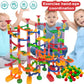ailixinda Marble Toy Premium Set - 232 PCS STEM Building Blocks, 45 Marbles, Multicolor, 2"x3"x0.5" - Educational Fun for Kids