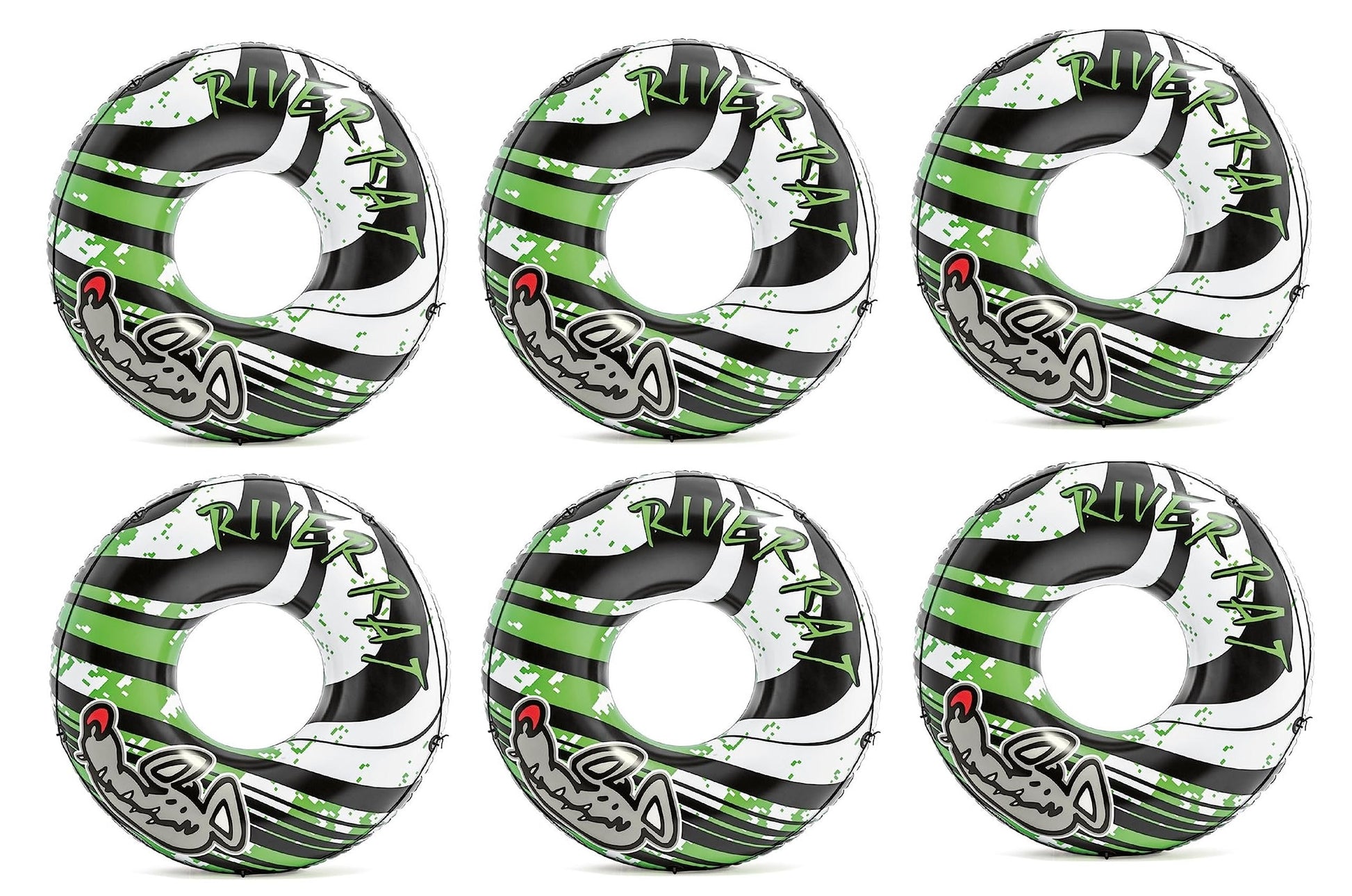 Intex River Rat Tube Pool Float 6-Pack
