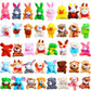 40 Pieces Mini Plush Animals Toys Set Plush Stuffed Animals Bulk Tiny Stuffed Toys for Boys Girls Themed Parties Valentines Day 