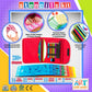 Art with Smile Drawing Stencils Kit - 300 Shapes, A4/Letter Size, Child-Safe, Non-Toxic, Red Carry Case, Perfect for Kids' Creativity