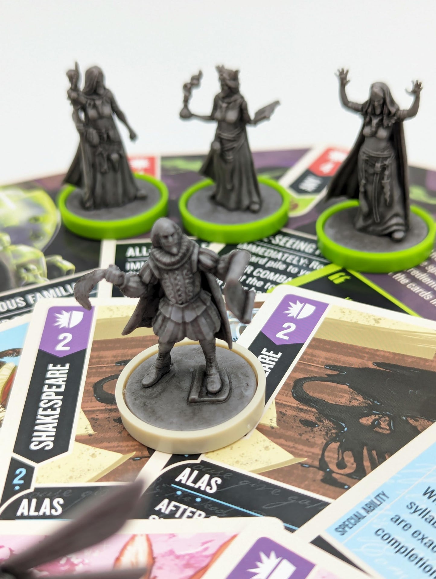 Restoration Games Unmatched Slings and Arrows Board Game - Shakespeare Heroes Expansion, 2-4 Players, Cardboard, 30 Min Playtime, Ages 9+