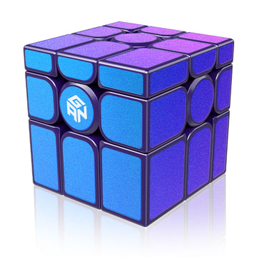 Gan Cube, Gan Mirror M Speed Cube, 3X3 Magic Cube Puzzle Toy Game For Kids Adult Cuber, Starlight Purple