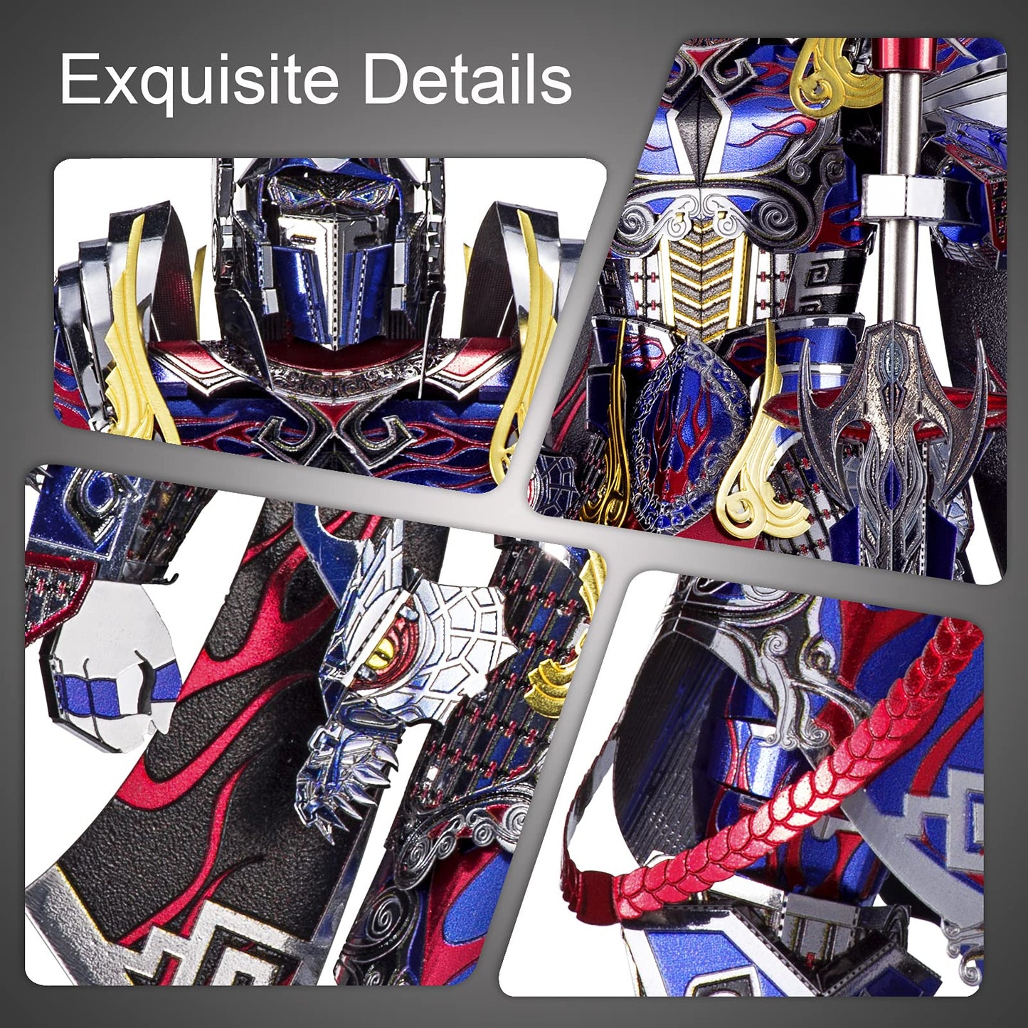 Piececool 3D Metal Puzzles With Diy Tools - The Titan Figure Mecha Model Building Kits For Adults, Diy Metal Crafts Kits Brain Teaser Puzzle Birthday Gifts