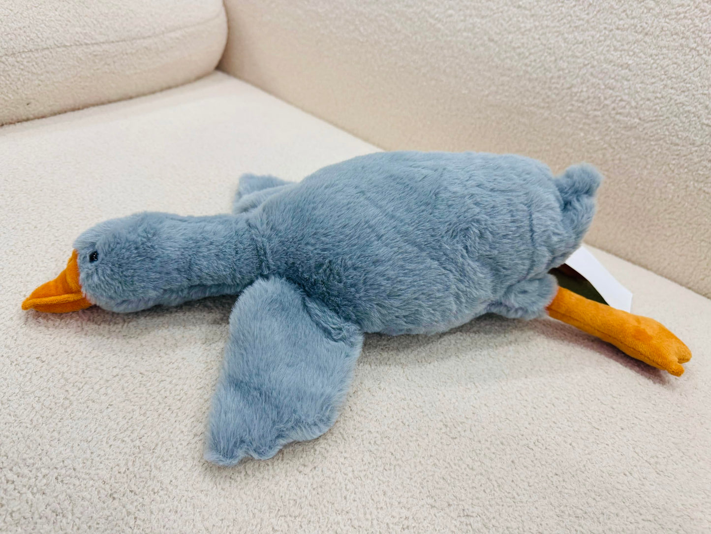 Tanha Goose Stuffed Animal, Soft Goose Plush, Cute Stuffed Goose, Duck Stuffed Animal - 20 Inch, Grey