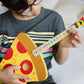 Tinkertar - Pizza Guitar - The Easiest Way To Start And Learn Guitar - 1 Stringed Toy Instrument For Kids Perfect Intro To Music