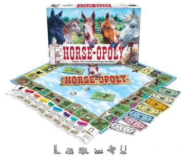 Late for the Sky Horse-Opoly Board Game - Multi Color, Model 4099567, Paper Material