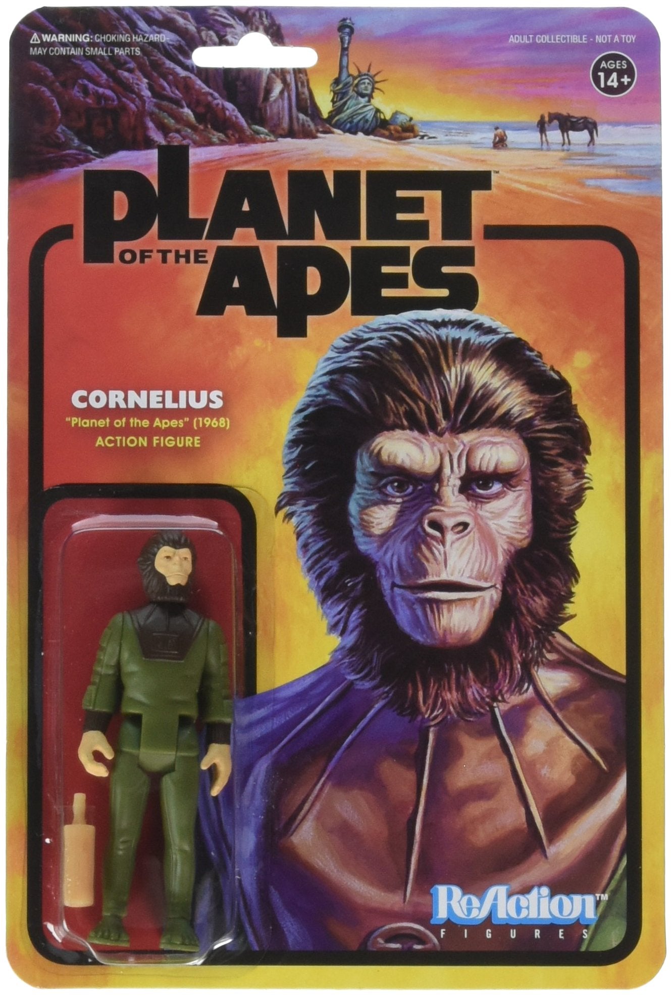 Super 7 Cornelius Reaction Figure - Planet of The Apes - Plastic - MAR188013