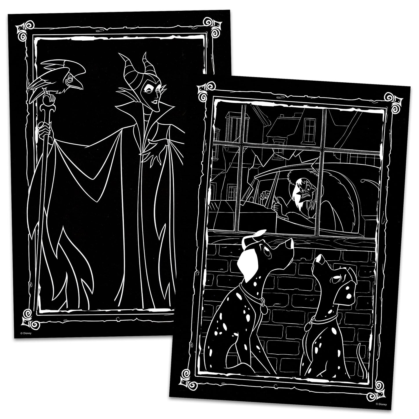 Classic Disney Disney Villains Coloring and Activity Book Set for Toddlers, Kids ~ Villains Bright Ideas Coloring Book and Imagi
