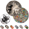 Spin Flip Puzzle - Charles Fazzino - Spin it  Flip it  Solve it! for Those who Love Brain teasers! mature-themed Fidget Toy. Great Gift for Mom  Dad  Teens  Men and Women