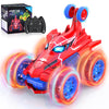 Innofans Remote Control Car for Boys, 360 Rotating 4WD Stunt Spider RC Cars with Cool LED Lights, Rechargeable Car Toys Birthday