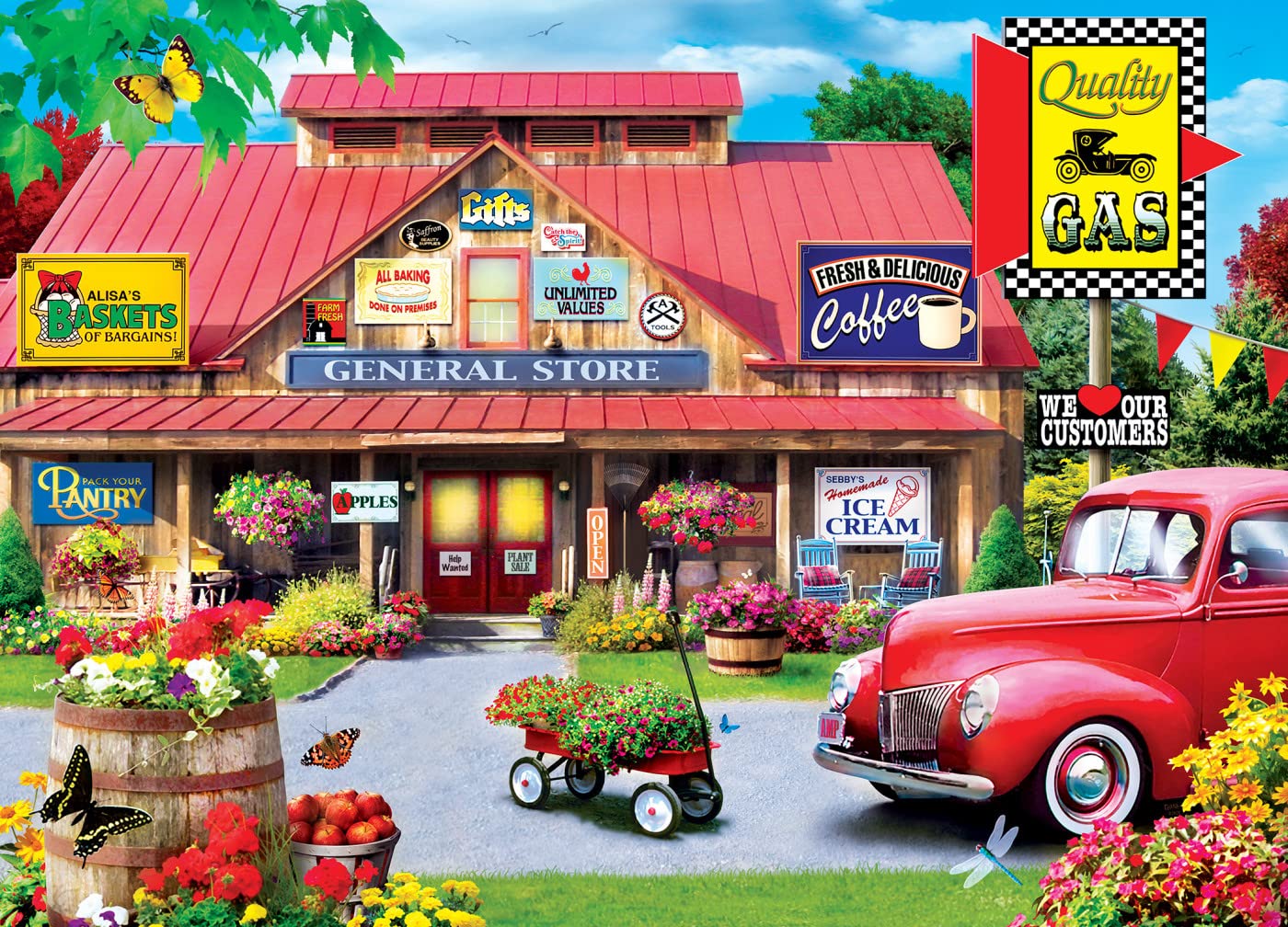 Masterpieces 1000 Piece Jigsaw Puzzle For Adults, Family, Or Youth - A Touch Of Nostalgia - 19.25'X26.75'