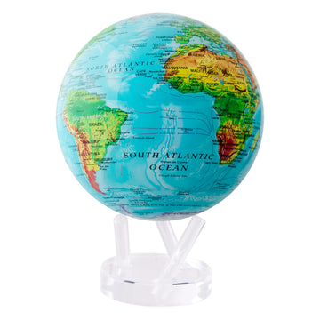 Mova Globe Blue Relief Map 4.5'