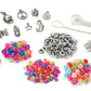 Shimmer 'N Sparkle Charm & Bead Bracelet Maker By Cra-Z-Art - Diy Beaded Charm Friendship Bracelet Making Kit