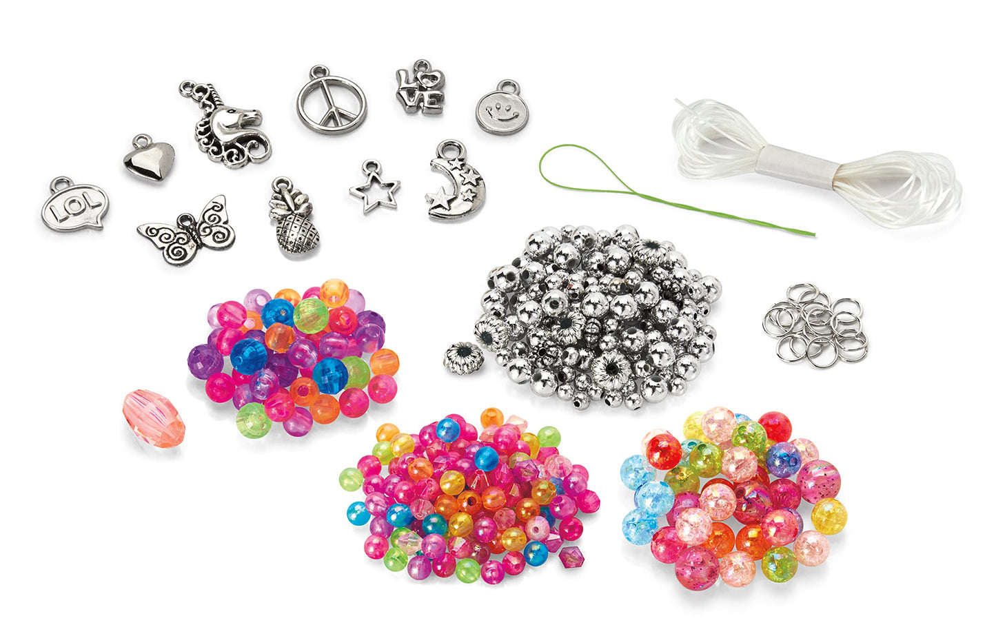 Shimmer 'N Sparkle Charm & Bead Bracelet Maker By Cra-Z-Art - Diy Beaded Charm Friendship Bracelet Making Kit