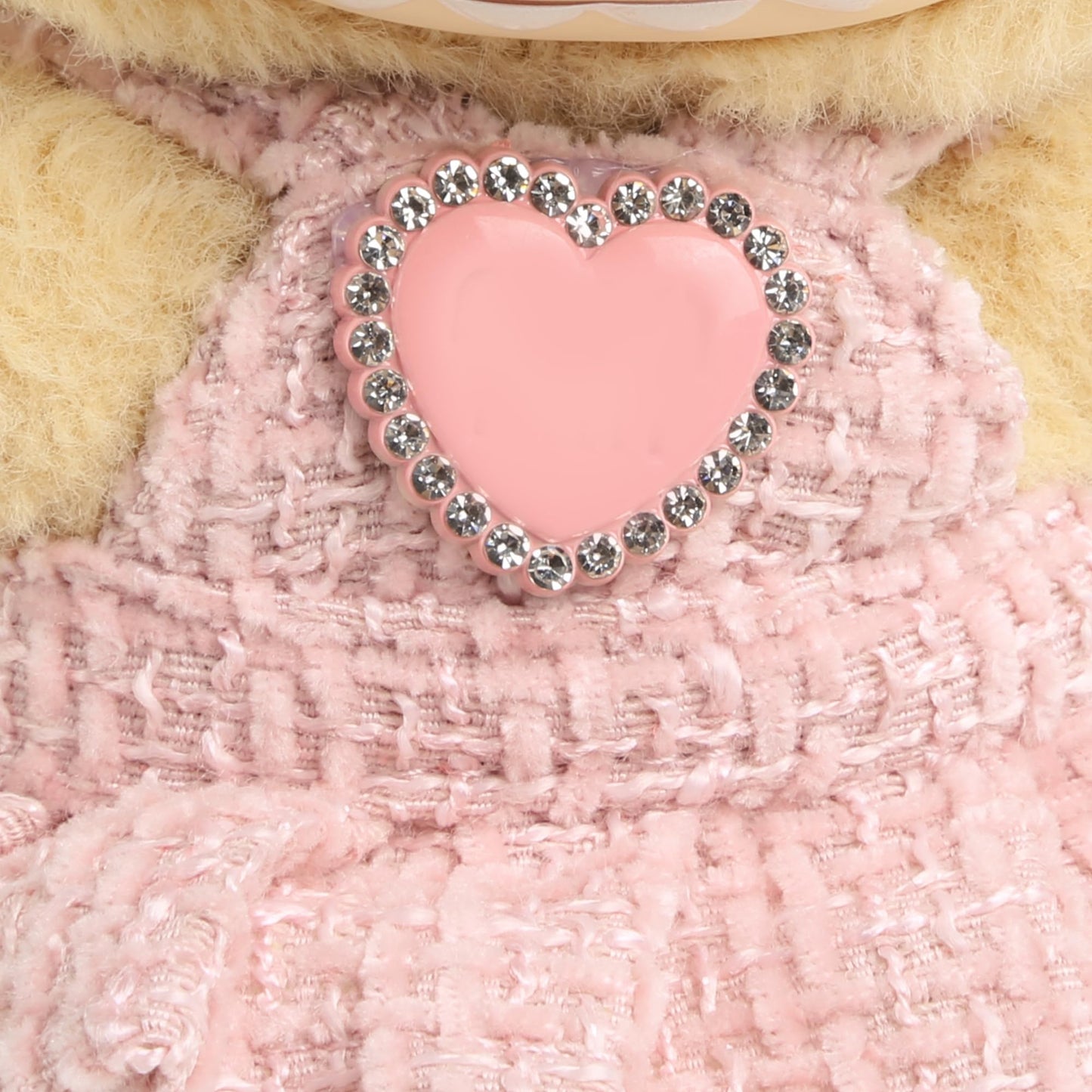 enhanced Doll Clothes for Labubu - elegant Chic Style Set for 17cm Dolls  Doll Outfit for Display  Collectors  Gift - Cute Miniature Fashion Accessories - Pink Heart (No Dolls)