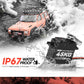 Smraza 45KG Servo Motor Steering High Torque for RC: 2pcs HV 8.4V Coreless Waterproof Digital Servo with Full Metal Gear for RC