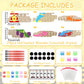 LARDUX Race Car Party Favors, 24PCS DIY Wooden Arts & Crafts Painting Kit for Kids, Glow in The Dark Party Favors Family Crafts