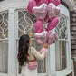 Lovoir 10 Pcs Pearl Purple Heart Shape Foil Mylar Balloons 18 Inch Love Balloons For Valentine'S Day Birthday Party Decorations