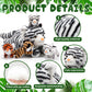 Threan 5 Pcs Tiger Stuffed Animals Plush Toy Set 16 Inch Stuffed Mommy Tiger With 4 Baby Cubs In Zippered Belly Cuddly Plushies For Kids Boys Girls Easter Forest Birthday Gifts Party Favor(Lovely)