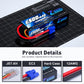 Zeee 2S Lipo Battery 6500mAh 120C 7.4V Hard Case Battery with EC3 Connector for RC Vehicles RC Car Truck Truggy 1/10 Scale Racin