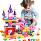 Marble Run Toy Building Sets, 161Pcs Castle Building Duplos For Age 2-5, Marbles Track Building Toys, Large Building Bricks Race Track Stem Educational Toys For Toddler Boy Girl Birthday Toys Gifts