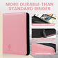 9 Pocket Card Binder  enhanced Ringless Trading Card Binder 360 Side Loading Pocket PU Card Collection Binder  Sturdy Collectible Card Albums Card Folder for MTG  TCG  Sports Cards  Game Cards-Pink