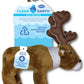 Spunky Pup Clean Earth Plush Caribou | Made From 100% Recycled Water Bottles | Large