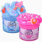 Finoclay 2 Slime Pack Clear Slime & Cloud Slime Kit For Girls Boys, Create With Kids Heaven Theme, Premade Slime Making Kit, 8 S