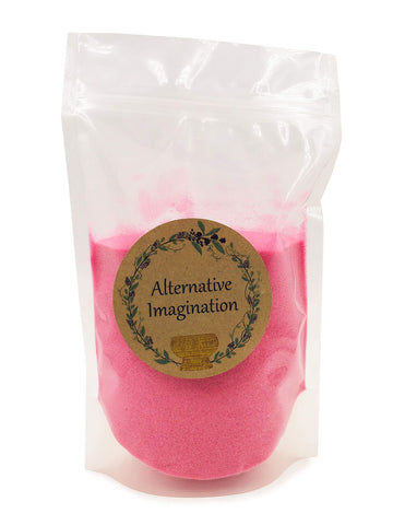 Pink Sand - Fine Sand for Zen Garden, Resin Incense Burner, Smudge Bowl, Ritual Incense, Cast Iron Cauldron, Unity Ceremony, Sen