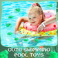 Kymqlyw 50 Pcs Rubber Frog Squeak And Floating Bulk Frog Rubber Bath Toy Mini Frog Toys Frog Bathtub Toys Float For Summer Pool