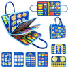 Toddler Montessori Busy Board for 1-3 Year Old, Sensory Busy Book for Kid Boys Girls, Activity Books for Educational Activity De